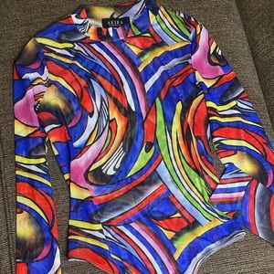 Akira Medium Multi Colored Bodysuit